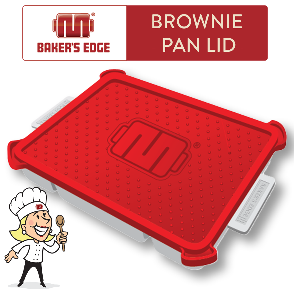 Baker's Edge Brownie Pan Lid & Wedge Booster Pack (Pan Sold Separately)